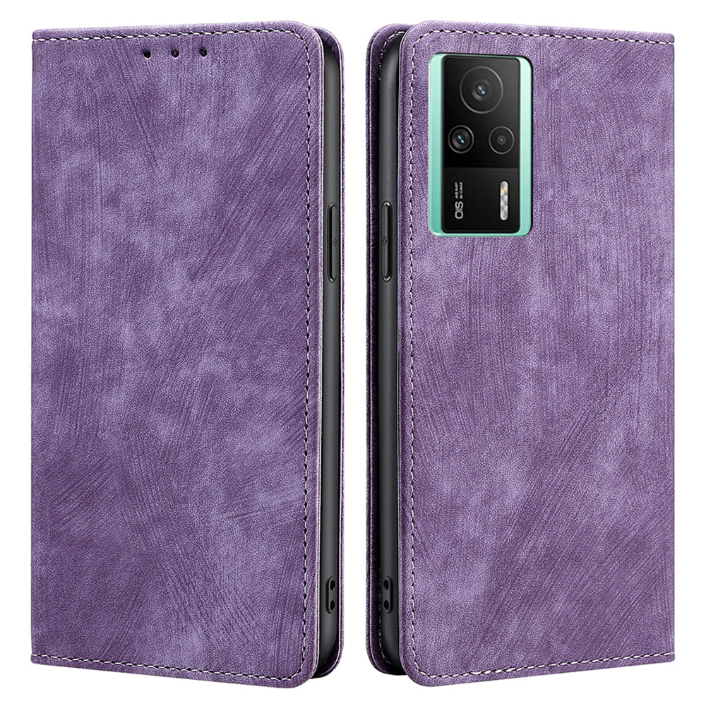 Anti-drop Leather Phone Cover For Xiaomi Redmi K60E 5G Wallet Stand RFID Blocking Phone Case Anti-drop Leather Phone Cover For Xiaomi Redmi K60E 5G Wallet Stand RFID Blocking Phone Case